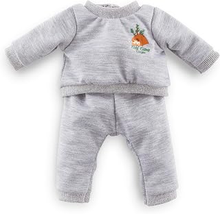 Corolle Mon Premier Poupon Jogginganzug, grau, Kleiner Explorer, Kleidung, Puppe, 30 cm, ab 18 Monate, 9000111290