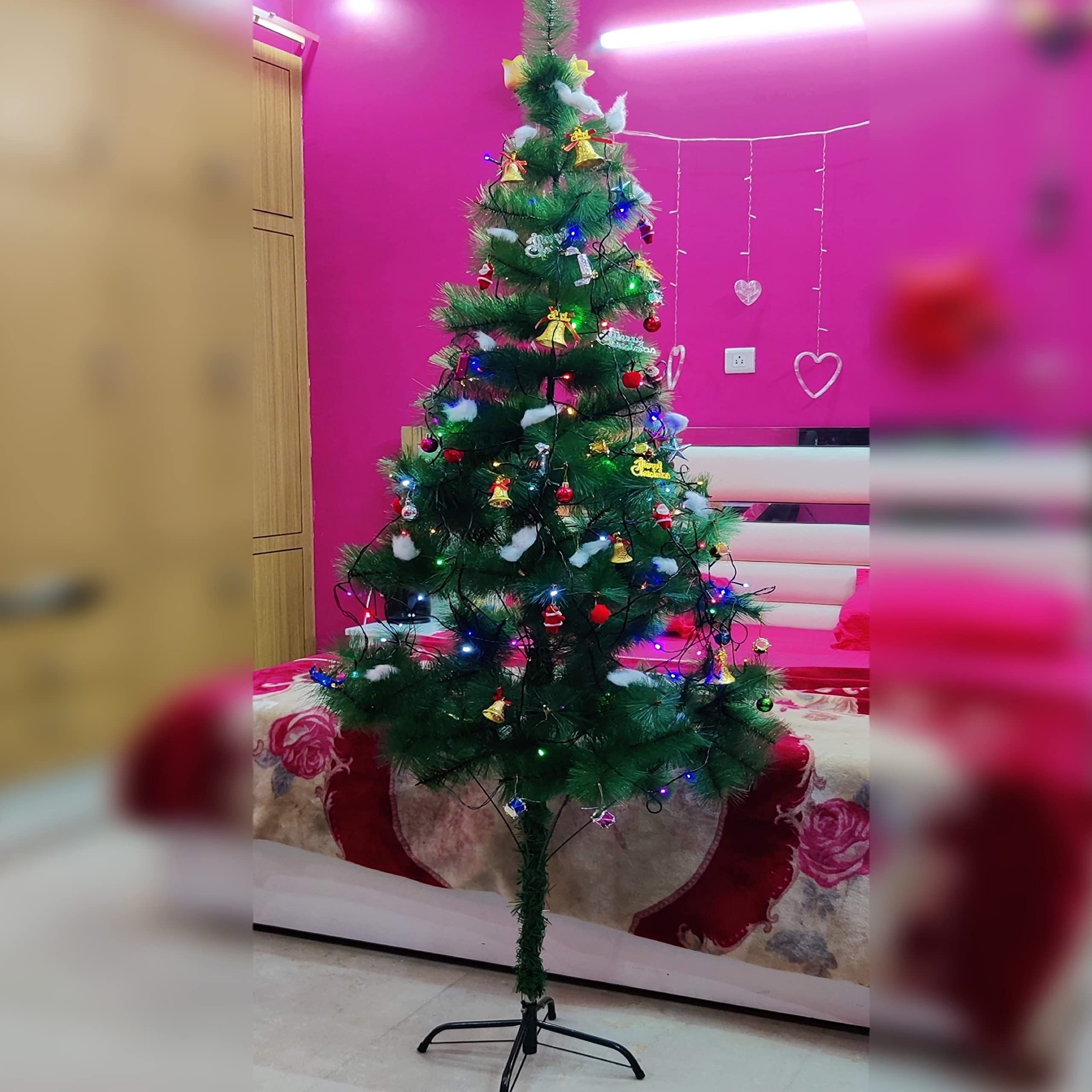 Buy A2Z Artificial Needle Pine Christmas Tree And Stand (Green, X