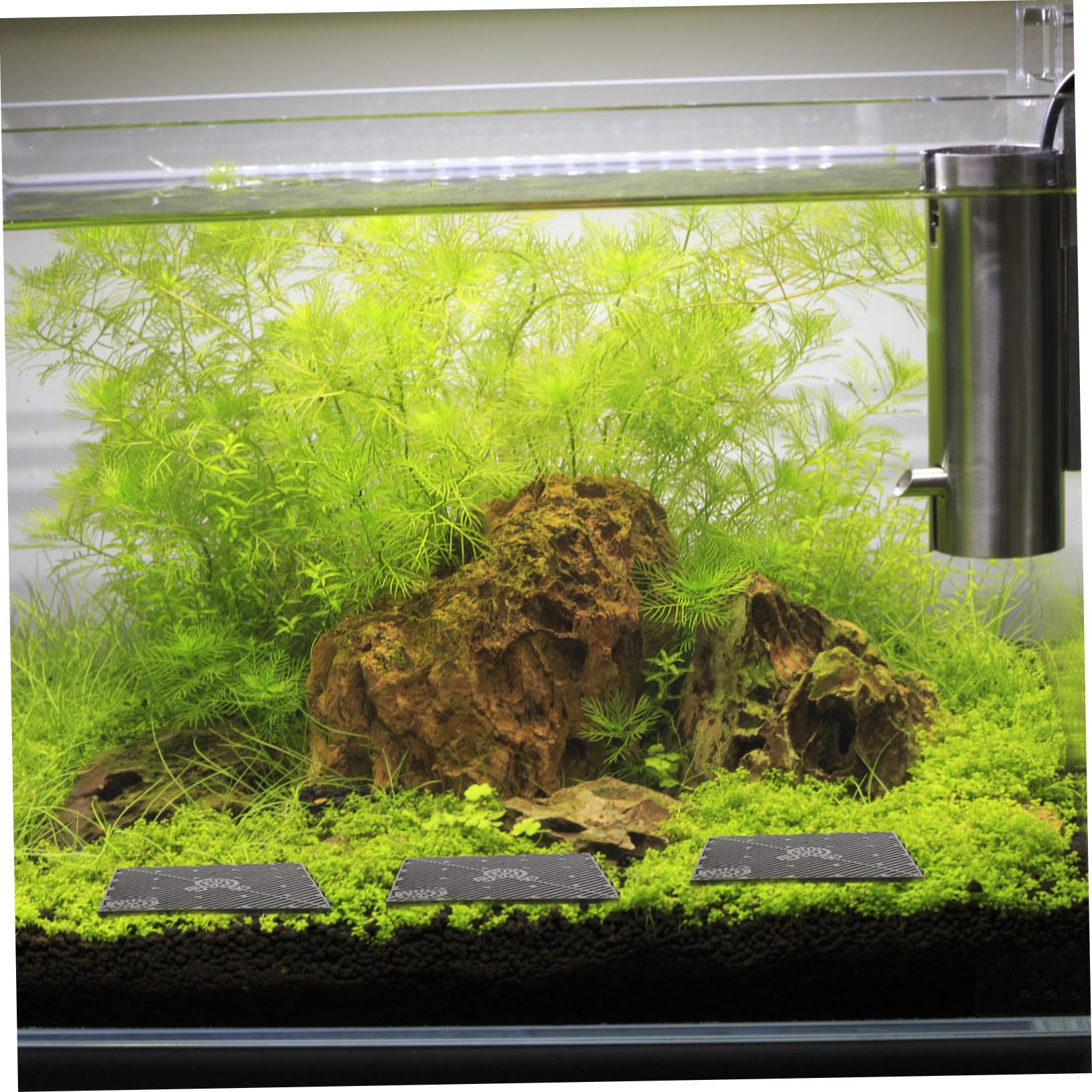 UKCOCO 20stücke Bodenfilterplatte Für Aquarium PVC-filterplatte Spleißkombination Leicht Untertauchbar Gute Wasserzirkulation Zubehör Für Große Fische Wie Drachenfisch Und Seefisch