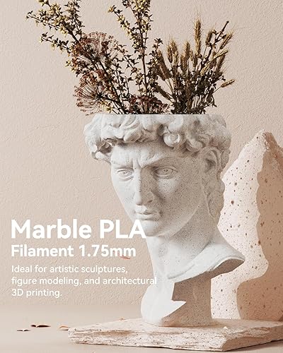 Vista 100 de SUNLU - Filamento PLA de seda de 1.75 mm, filamento brillante para impresora 3D, precisión dimensional +/- 0.02 mm, 1 kg, 330 metros, plata sedosa