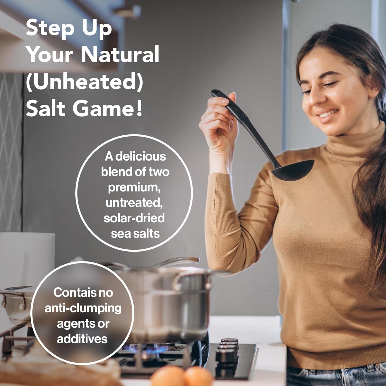 Quantum Nutrition Labs Volcanic Pink Salt - Our Pink Sea Salt is a Hawaiian Red Alaea Sea Salt & Australian Salt Blend for Cooking, Baking with Minerals & Rich Taste - 12 oz