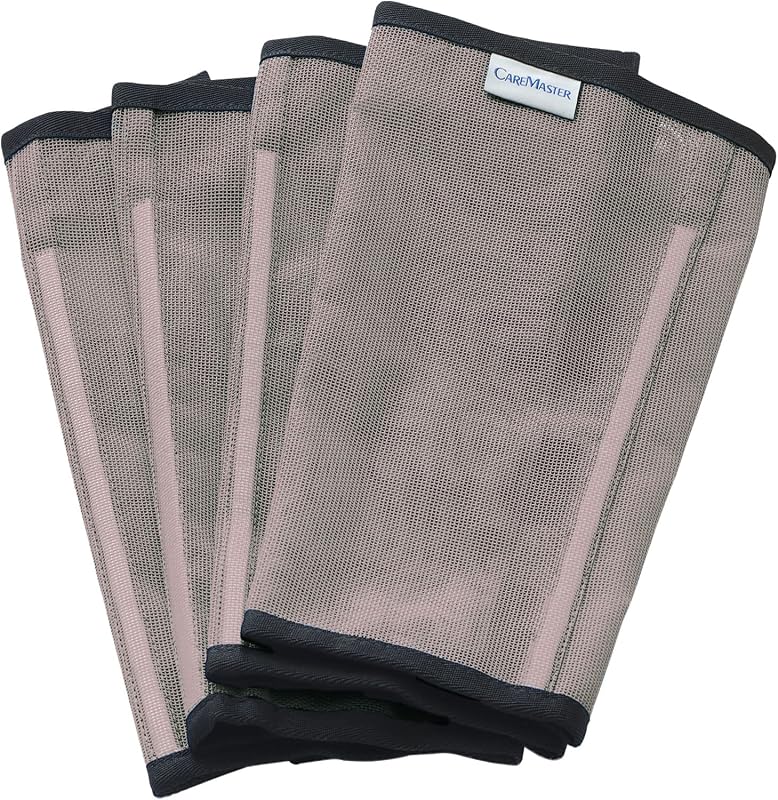 Botas Antimoscas para Cavalos em Malha Fina com Fixação Antideslizante CareMaster Mini, Conjunto com 4