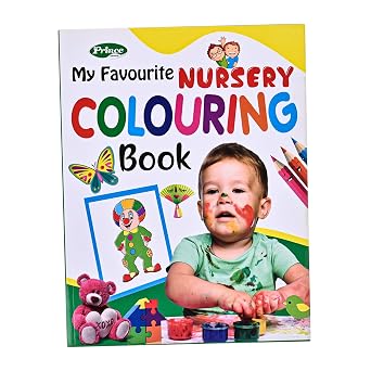 AP SINHA My Favourite Nursery Colouring Book for Kids | Early Learning Colouring & Drawing Book for Toddlers | Fun Activity Book for Nursery & Preschool Children (Prince Series)