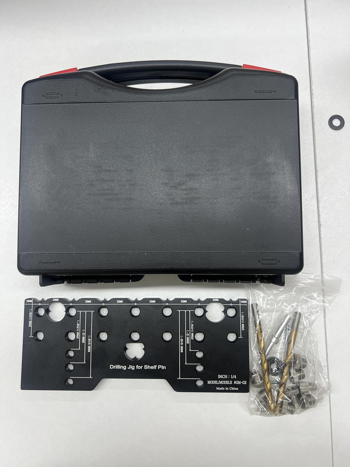 Shelf Pin Jig 1/4 Inch Aluminum Alloy Shelf Pin