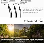 Lunettes de soleil polarisés pour hommes et femmes imitation bois Bambou, Rétro-carré de pêche Lunettes de Soleil UV protection RFS8203