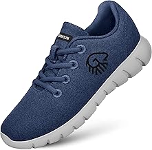 Giesswein Men’s Merino Runners, Breathable Merino Wool 3D Stretch Trainers, Lightweight Men's Leisure Shoes with Interchangeable Footbed