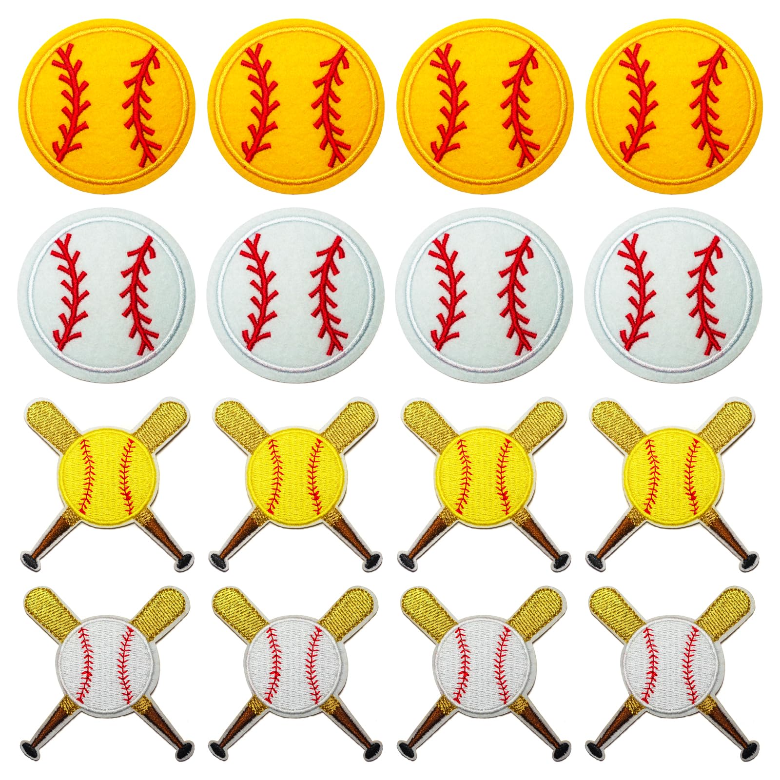Baseball Mama Iron-On Patch - 3 Inch Embroidered Baseball Bow & Glove Design For Hats, Bags & DIY Gifts - View #7