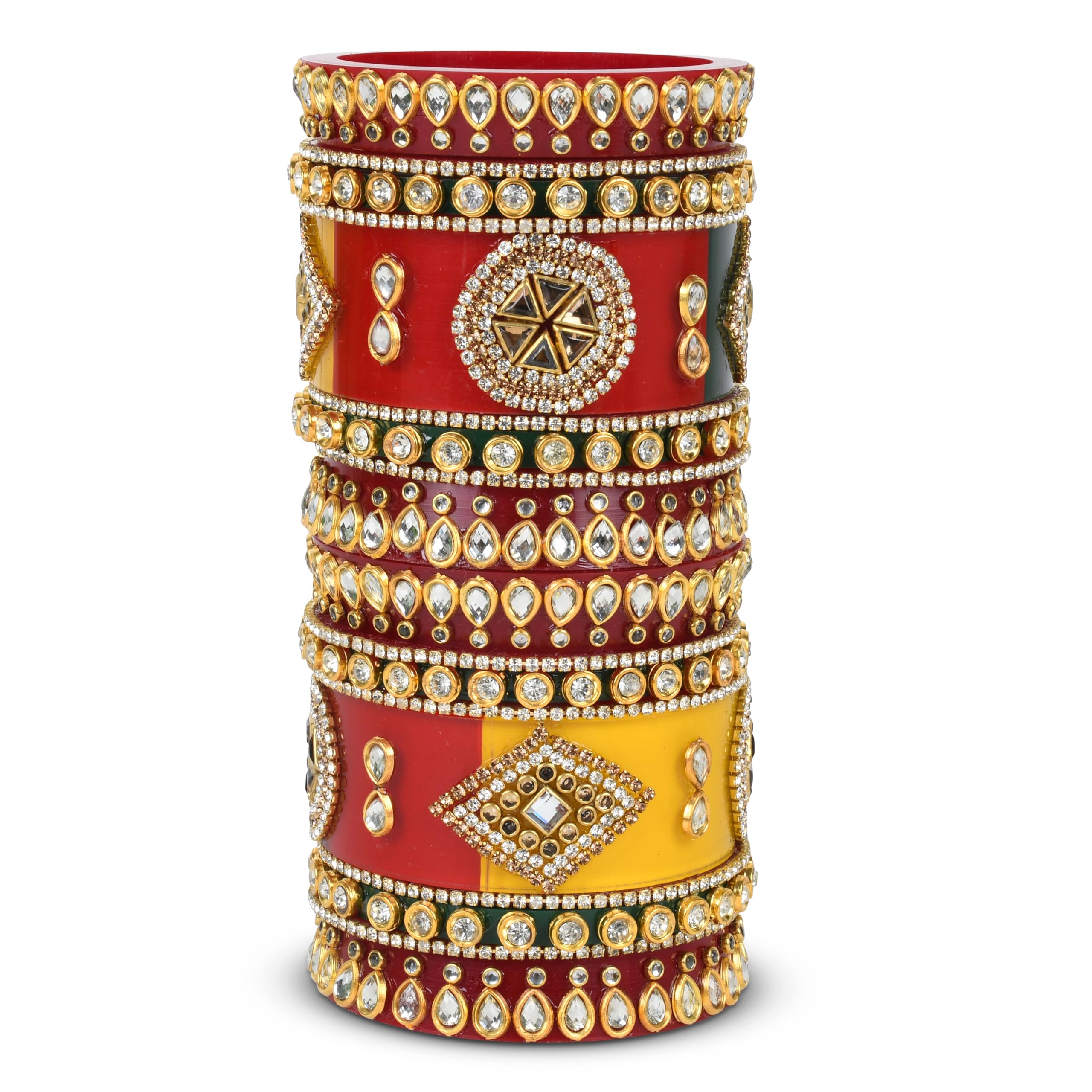See full amazon price history chart for HINS Plastic Tri-Colour Bridal Chuda for Brides, Women, and Girls - Red, Green, Yellow Kundan Handwork Pearl Chura (Style2, 2.4) HINS Plastic Tri-Colour Bridal Chuda for Brides, Women, and Girls - Red, Green, Yellow Kundan Handwork Pearl Chura (Style2, 2.4) (B0CK2DYZJH) Amazon Price History, Amazon Price Tracker