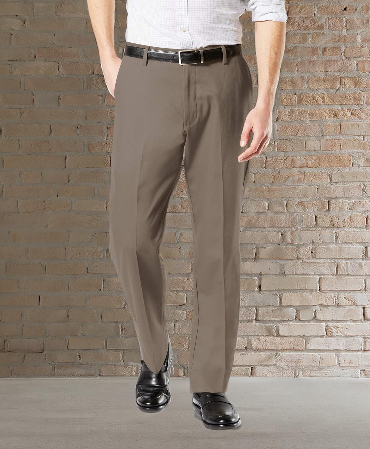 Dockers Men's Classic Fit Signature Khaki Lux Cotton Stretch Pants - Image 3