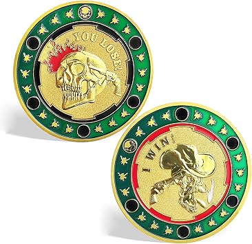 Luck Making Flipping Challenge Coin I Win Or You Lose Coin