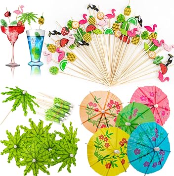 160 PackUmbrella Cocktail Picks for Drinks
