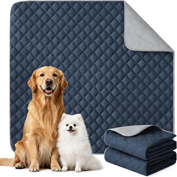 Eterish Reusable Washable Pee Pads for Dogs Large/Extra Large 36 x 41 2 Pack, Absorbent Pet Puppy Dog Training Pads Non-Slip, Waterproof Whelping Potty Pads for Dogs Leak-Proof