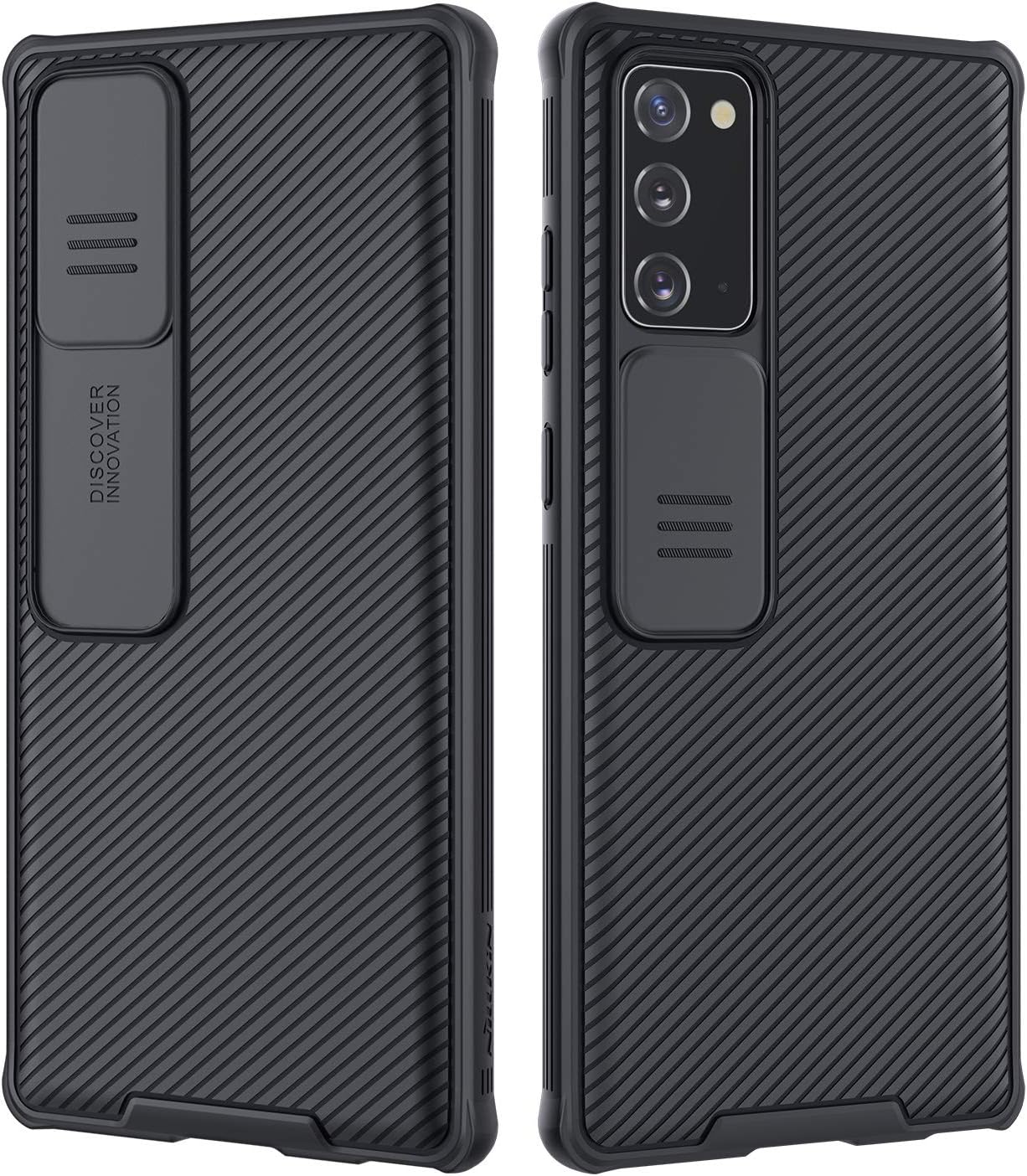 Nillkin Galaxy Note 20 Case with Slide Camera Cover, Upgrate CamShield Galaxy Note 20 Case with Camera Protection for Samsung Galaxy Note 20 6.7 inch 2020 Black