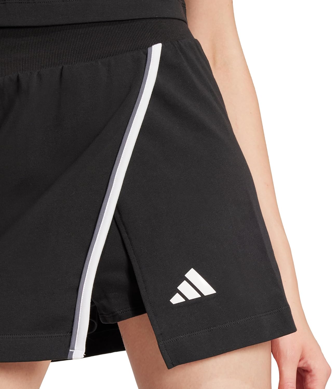 Adidas Womens Essentials Color Pop Cotton Skort - Image 5
