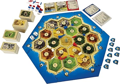 World's Smallest Catan Miniature Board Game | Travel Game | Game for Adults and Family | Adventure Board Game | for Ages 10 and up