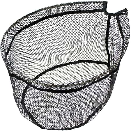 Rubber Coated Replacement Fishing Net Hook Resist Large Deep Fish Net Mesh