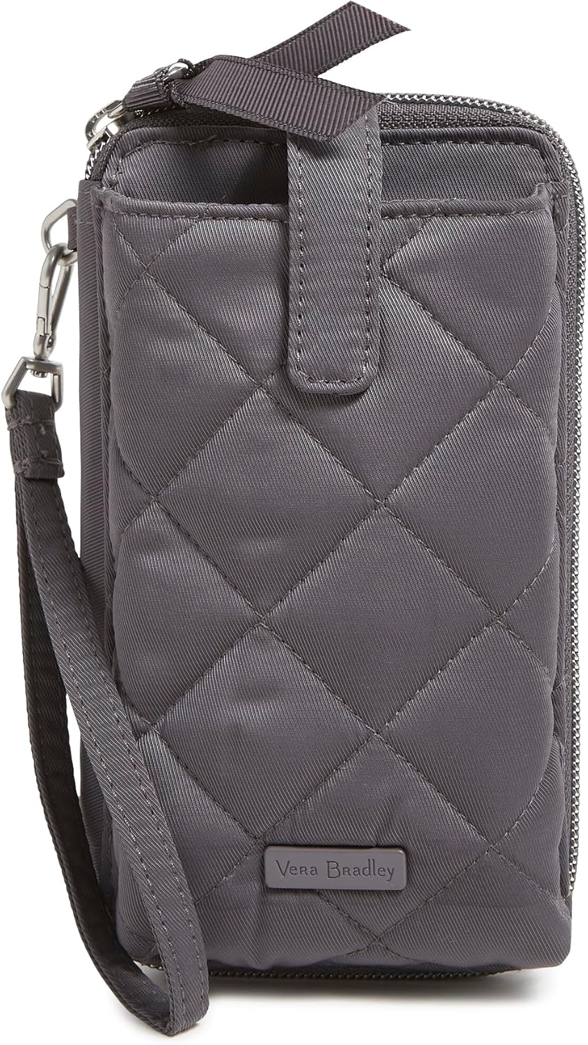 womens Performance Twill Large Smartphone Wristlet With Rfid Protection