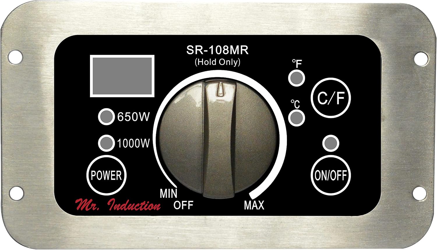 SR-108MRB: Built-In/Countertop Induction Warmer (Non Cooking/Hold Temperature Only)