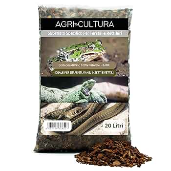 Lettiera Corteccia Di Pino Per Rettili - Substrato Naturale Per Tartarughe, Serpenti E Anfibi - Foto 2