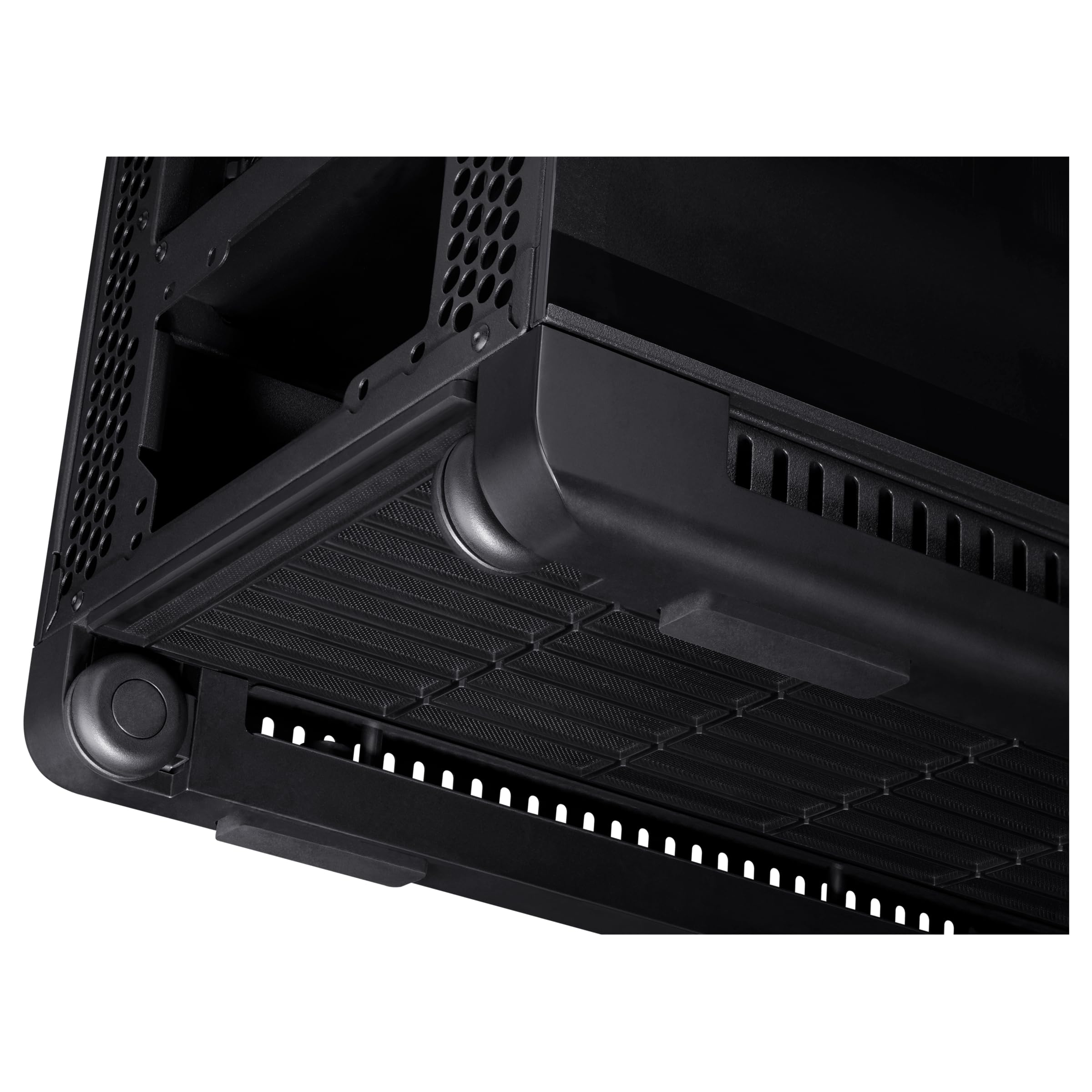 ASUS PROART PA602 TG PWM BLACK Case Gaming E-ATX, obudowa ze szkła hartowanego, uchwyt do radiatora 420 mm, wentylatory 140 mm i 200 mm, czujnik pyłu na podczerwień, boczny wylot powietrza, czarny