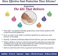 Vista 4 de PediFix Espaciadores de dedos Visco-Gel - Grande (paquete de 2)