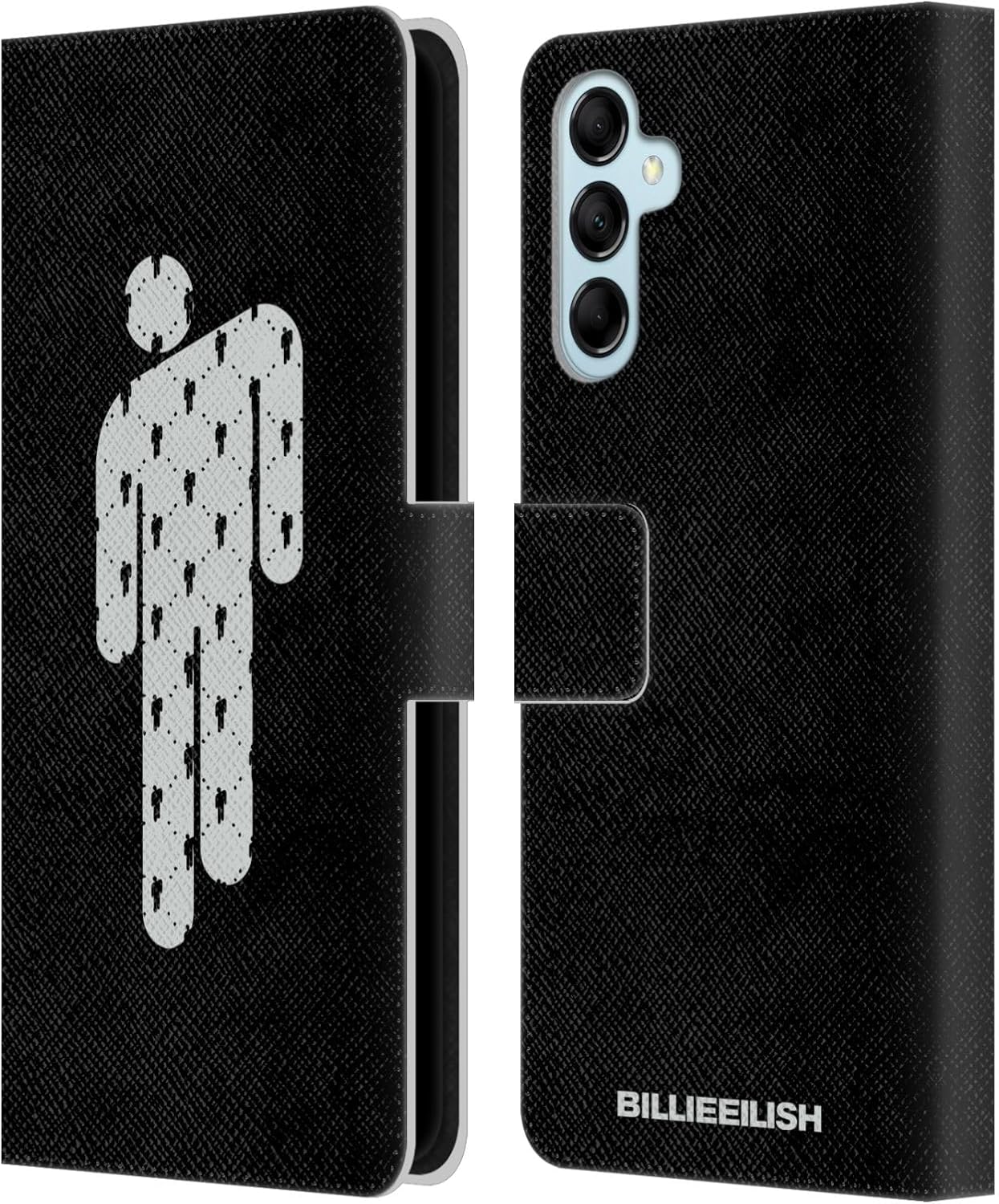 Head Case Designs Officially Licensed Billie Eilish Blohsh Key Art Leather Wallet Case Compatible with Samsung Galaxy M14 5G