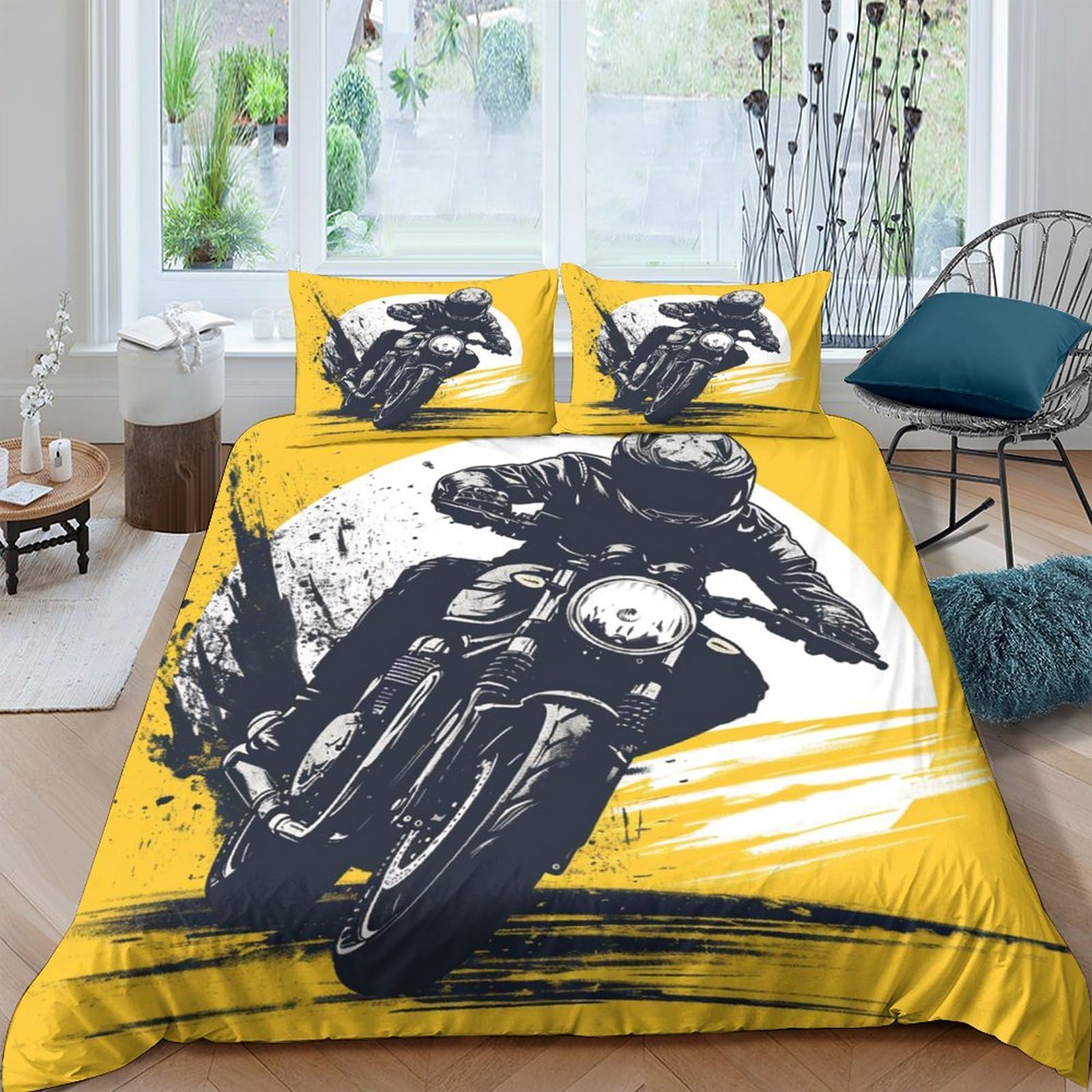Housse de couette 200x200 cm de qualité hôtelière en microfibre douce