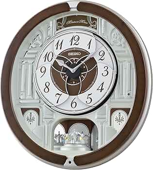 Amazon.com: Seiko QXM615BRH 40 Melodies in Motion Rotating