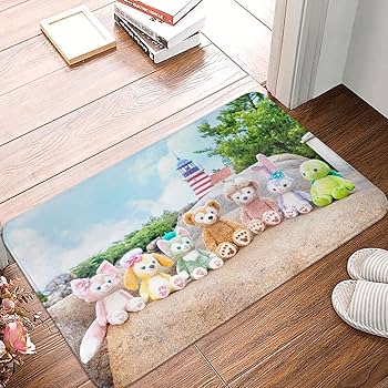 Amazon | 玄関マット ダッフィー シェリーメイ ステラルー (2) 可愛い