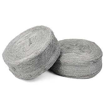Storystore Steel Wool Mice Control, 60 FT Stainless Steel Wool Fill Fabric Roll, Gap Blocker Coarse Wire Hardware Cloth DIY Kit for Holes, Wall, Garden, Kitchen, Pipeline in Garage