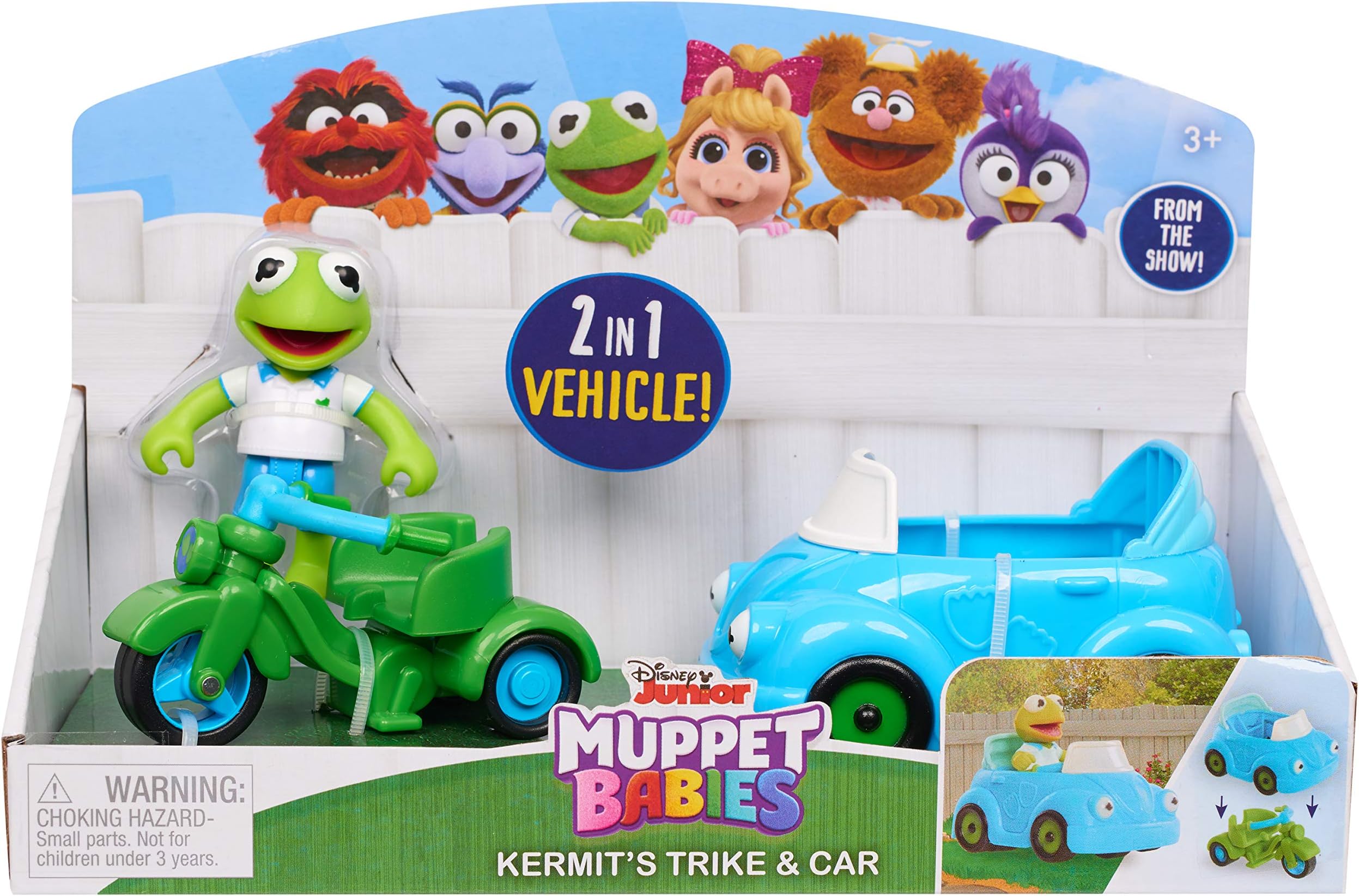 Muppets Babies Kermit's Trike and Car