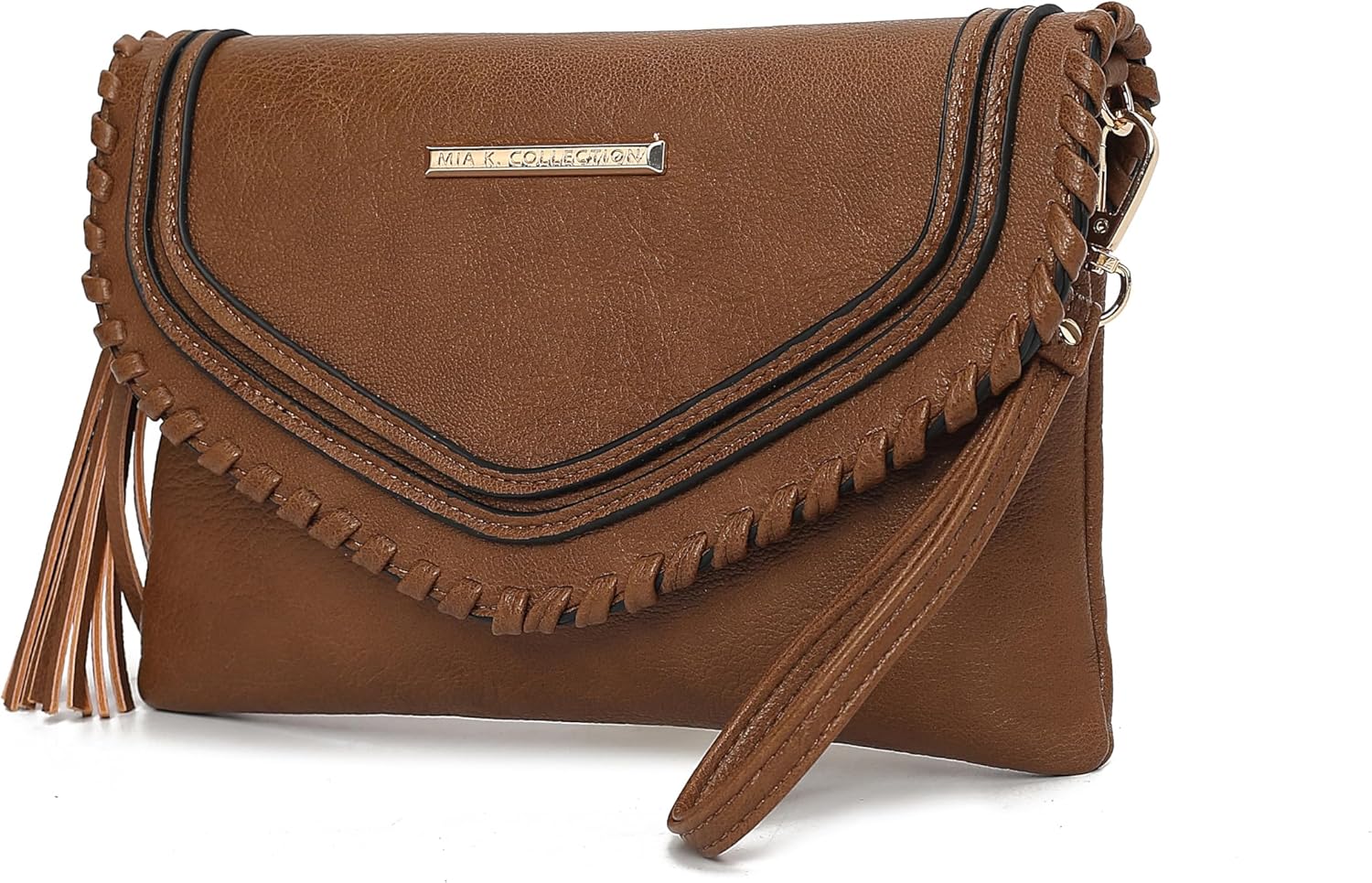 MKF Collection Designer Shoulder Bag for Women, Fashion Handbag Crossbody Wristlet Clutch Stylish Ladies Purse Bag by Mia K