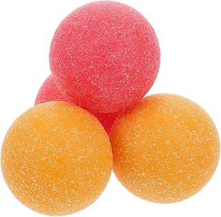 POPETPOP 4piezas Bolas De Futbolín Rojas Amarillas Accesorio De Mesa De Futbolín Bolas De Competición Textura Mate para Mejor Agarre y Control Partidos