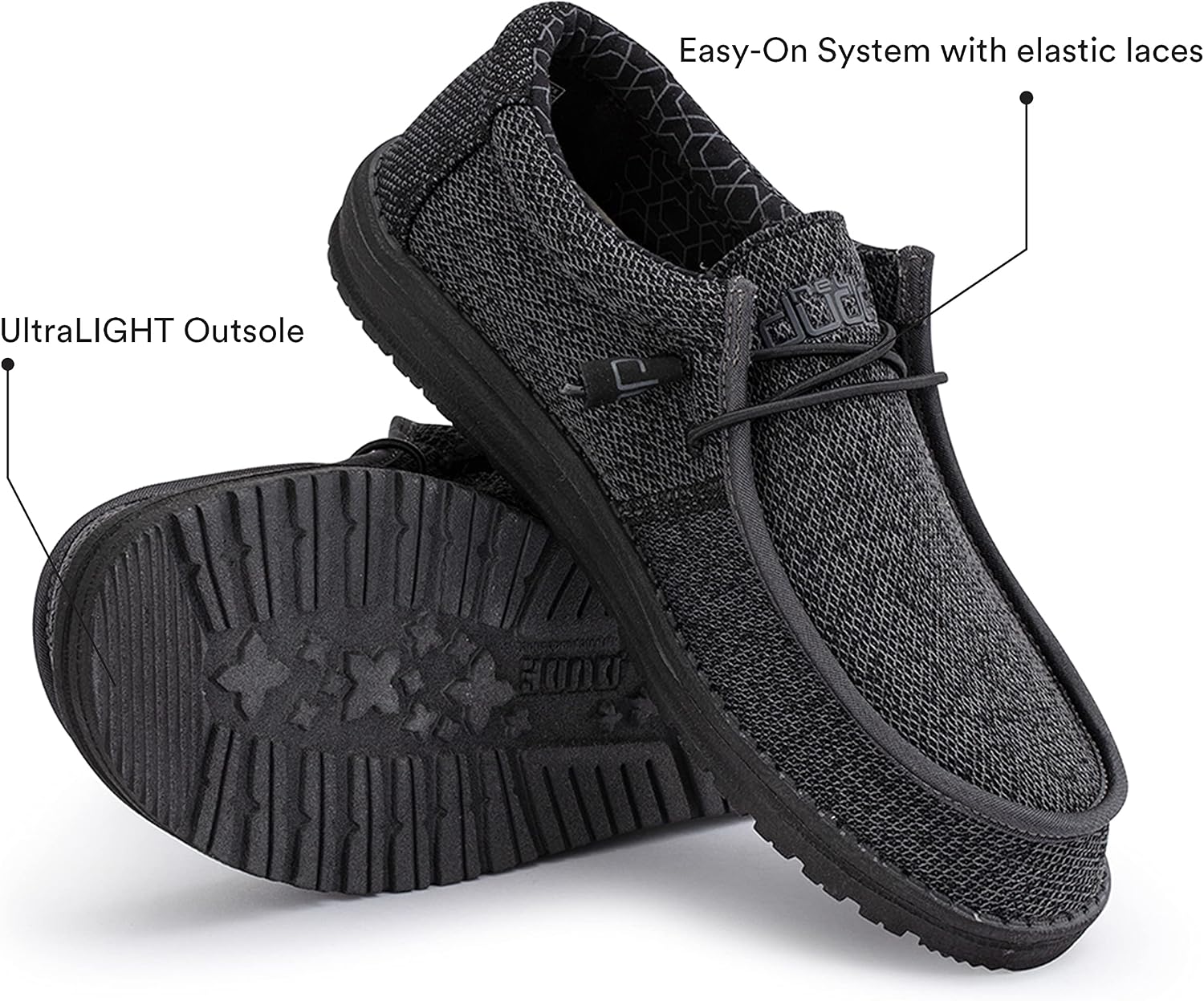 Hey Dude Men's Wally Sox Micro Total 