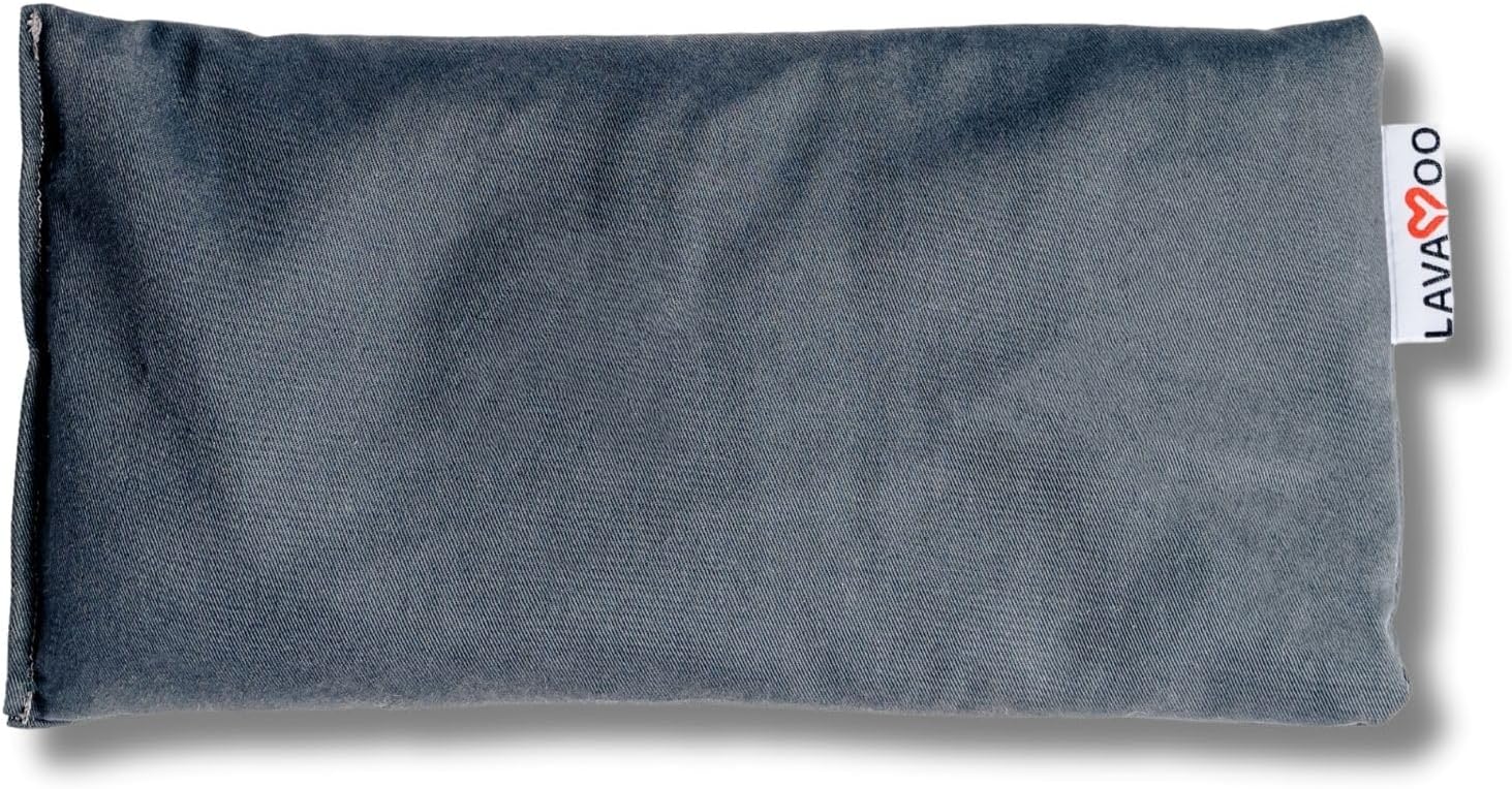 Cuddle | Lavabag Microwaveable Heating Pad, Ultra-Rare Lava Sand Filled for Neck, Shoulder, Cramps, Cordless Warm Compress Weighted Heat Pack, Unscented | 12 x 6 Inches (Small)