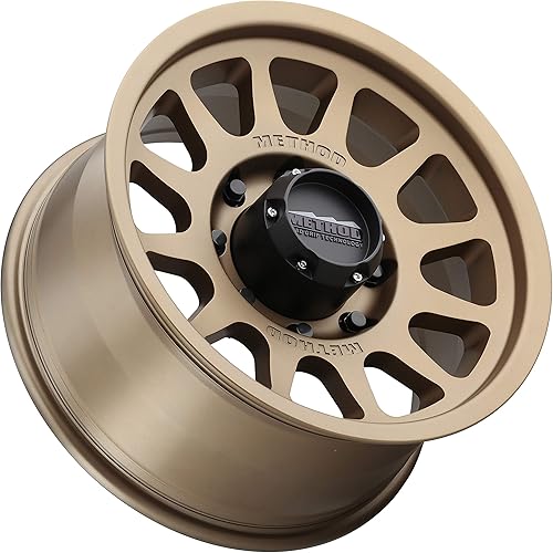 Miniatura 9 de Method Race Wheels 703 Negro Mate 17x8.5 pulgadas, 6x5.5 pulgadas, desplazamiento de 0.000 in, 4.75 pulgadas de eje posterior, MR70378560500