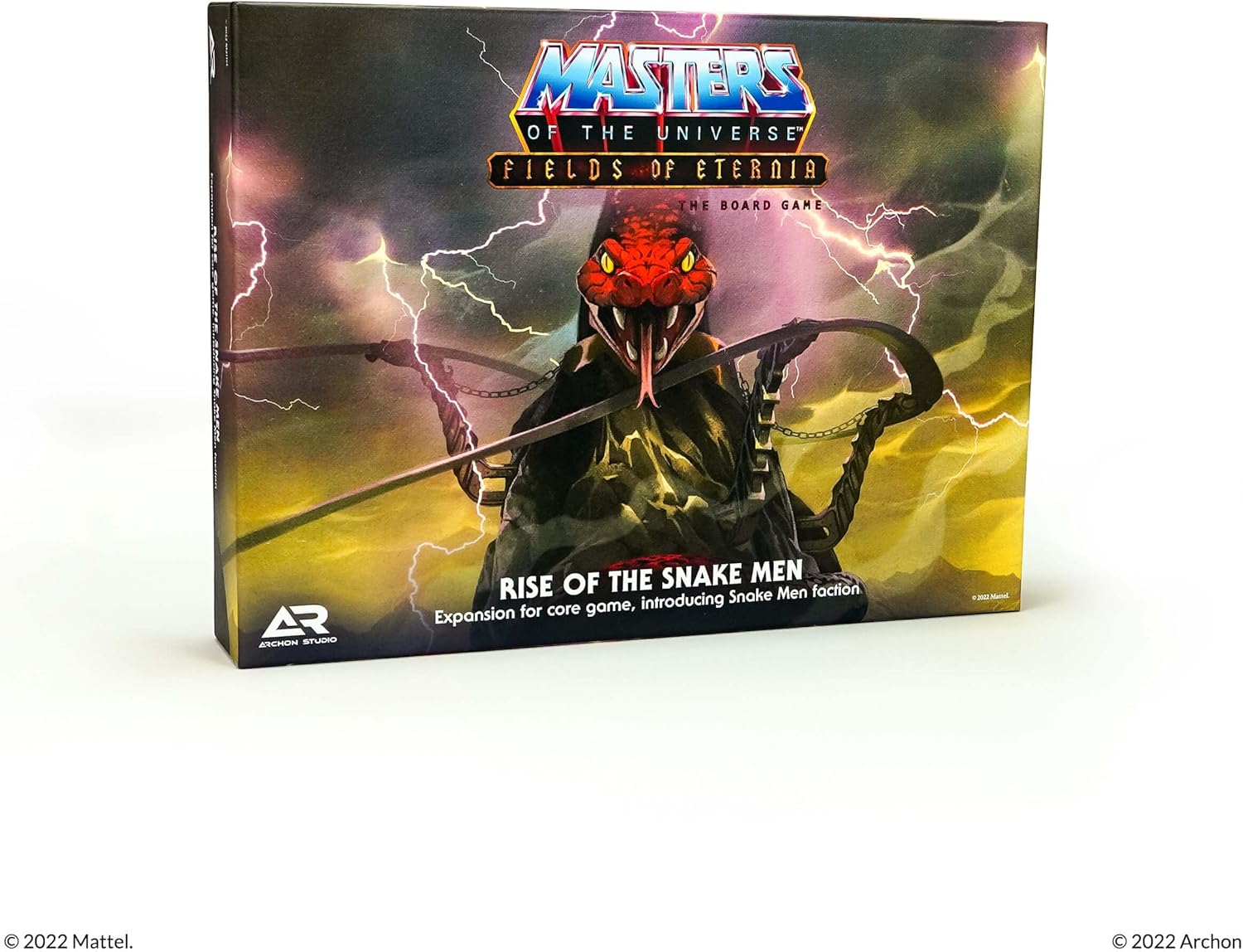 Masters of The Universe Rise of The Snakemen Expansion Set for Fields of Eternia Board Game, for 1-6 Players, Ages 14+