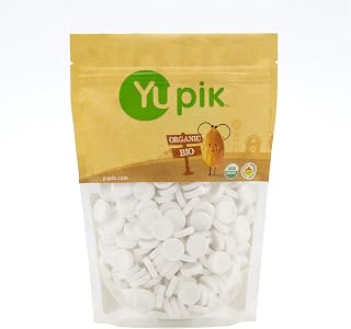 Yupik Organic Vegan Peppermint Candies, Hard Candy, Non-GMO, 500g