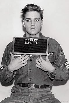 Elvis Presley-Enlistment Photo Poster Rolled 24 x 36 PSA009993 for Living Room