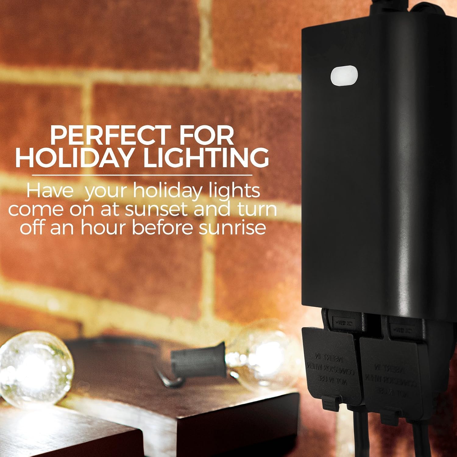 Outdoor Z-Wave Plug w/Built-in Z-Wave Repeater | Combines a Z-Wave Outlet & Range Extender in 1 Module | On/Off Z-Wave Switch (Zwave Plus) | SmartThings, Wink Compatible | Inovelli