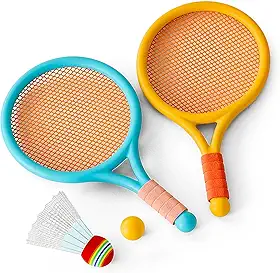 Raquete Beach Tennis Infantil Com Peteca e Bolinha Pakitoys