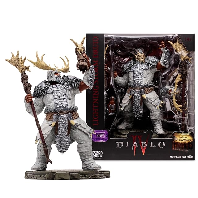 Foto 6 de 8 de McFarlane Diablo IV Collection, Escultura Epica Druida
