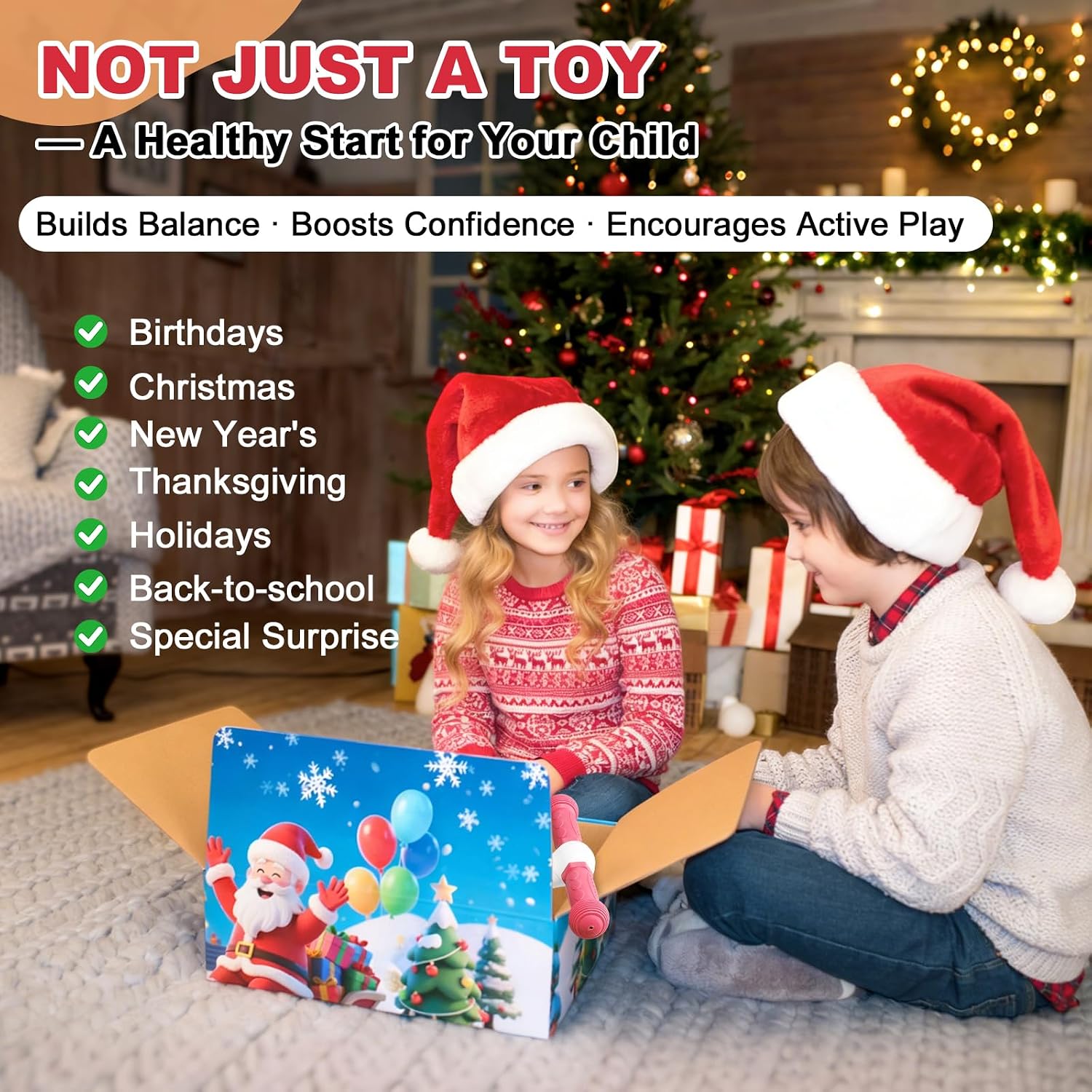 Kids Scooter Ages 3-7 - Three Wheel Preschool Toddler Kick Scooters,Safer Steering,Light Up Wheels, Adjustable Handlebar, Wide Anti-Slip Deck, Birthday for Boys Girls - Blue