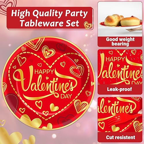 Vista 178 de gisgfim 96 Pcs Thanksgiving Fall Plates and Napkins Party Supplies Autumn Leaves Tableware Set Thanksgiving Pumpkin Maple Party Decorations Favors