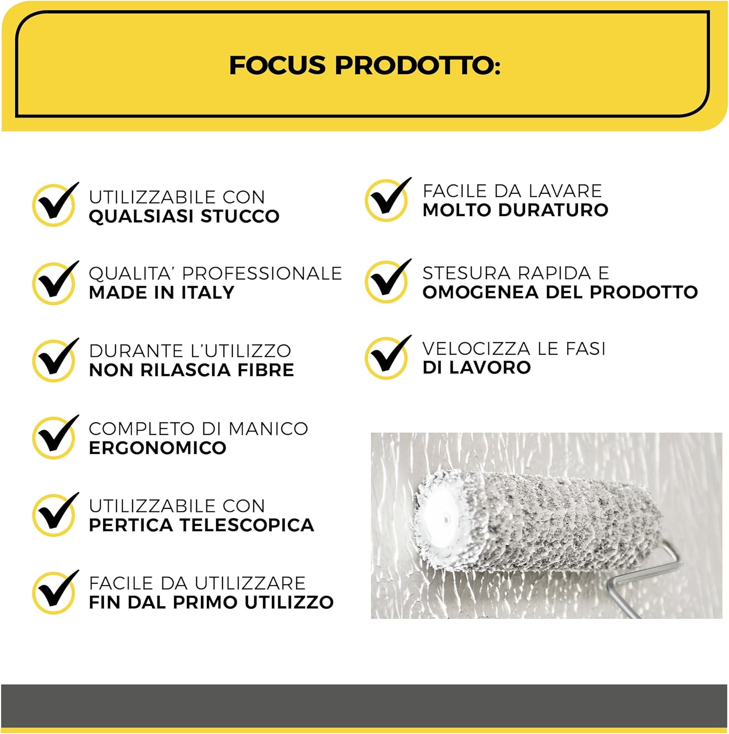 Boldrini, Putty Roller - 10 cm