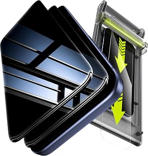WSKEN for iPhone 17 Pro Max Privacy Screen Protector - 3D Full Coverage, 25° Anti Spy & Auto Installation Full Edge Coverage Case Friendly Fit Tempered Glass Screen Protector 17 ProMax