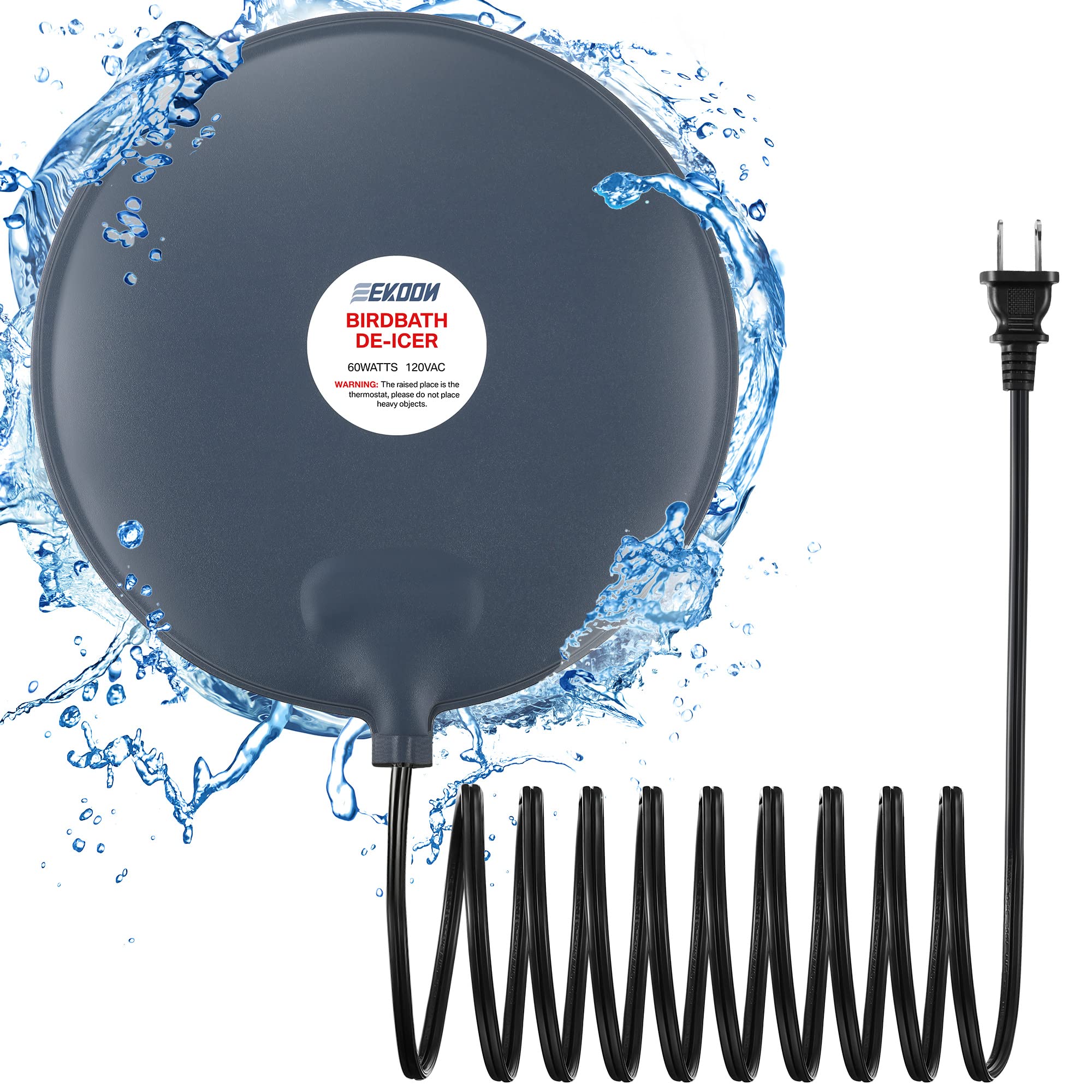 Buy Feekoon Bird Bath Heater De Icer, 6 ft Long Cable Smart Temperature