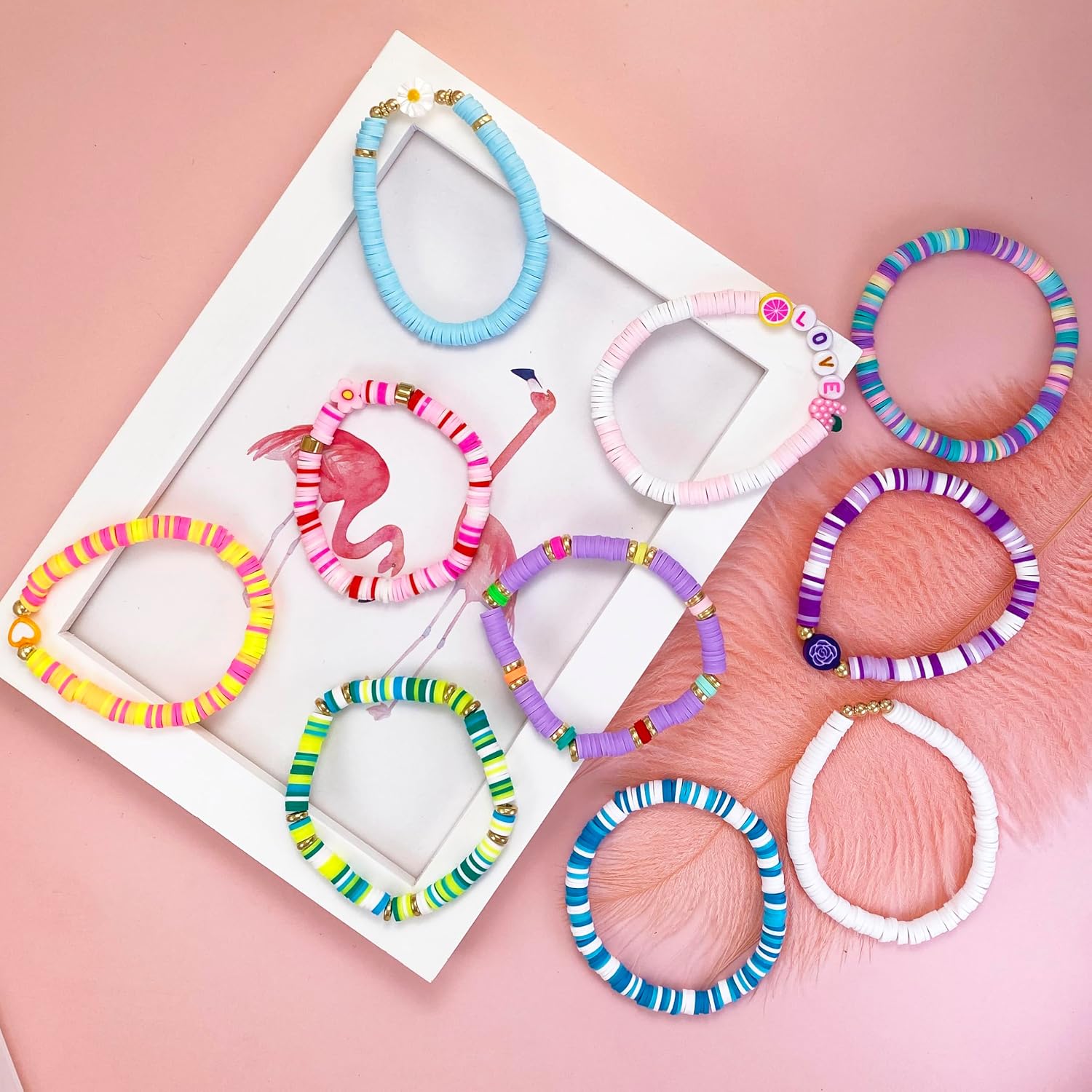 Sielevin 10 Pcs Kids Friendship Bracelets