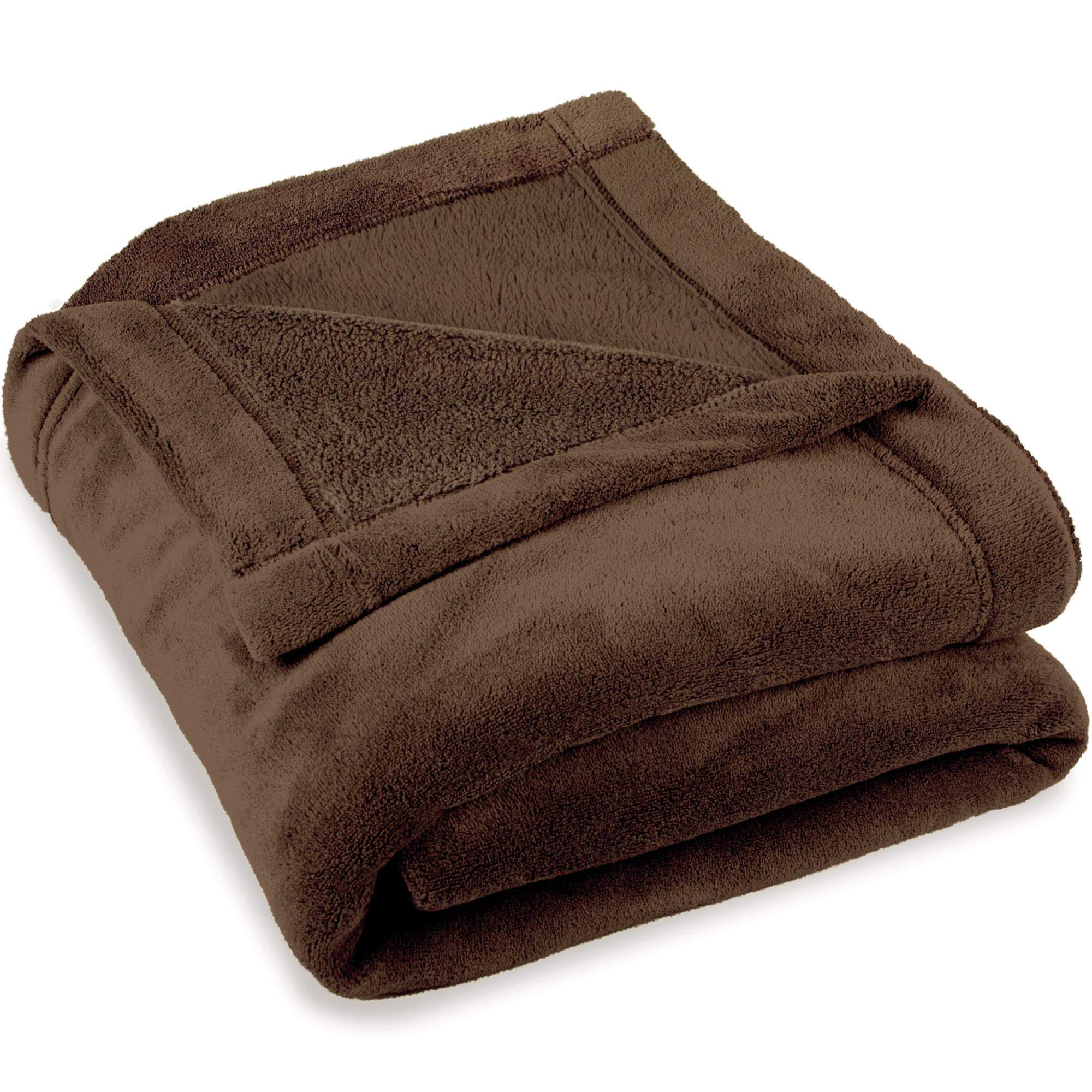 CelinaTex Coperta Quebec In Microfibra Pile, 150x200 Cm, Morbida E Leggera, Certificata Oeko-Tex, Nero