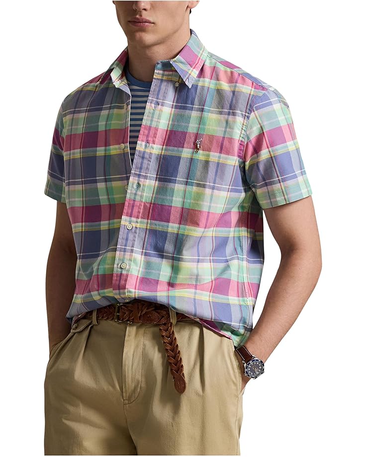 Polo Ralph Lauren Classic Fit Plaid Oxford Shirt - Main View